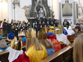 Diözesale Aussendung der Sternsinger im Hohen Dom zu Fulda (Foto:Karl-Franz Thiede)